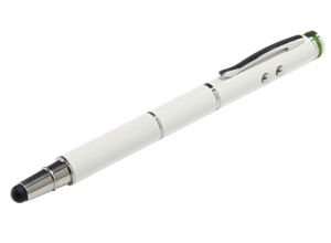 Długopis Leitz Complete 4 w 1 Stylus do urządzeń z ekranem dotykowym biały