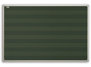 Tablica kredowa z nadrukiem w pięciolinię 2x3 Education Boards