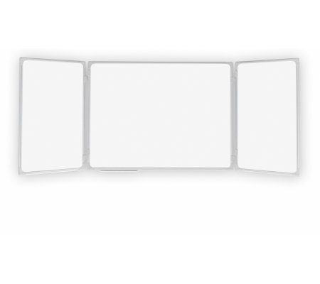 Tablica tryptyk 2x3 suchościeralna w ramie aluminiowej